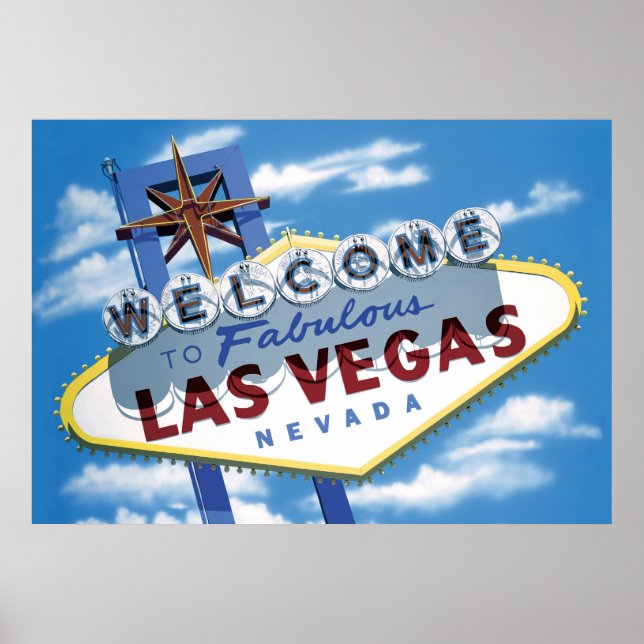Bem-vindo ao Poster de Las Vegas (Frente)