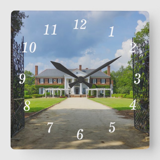 Bem-Vindo Ao Relógio De Parede Do Boone Hall (Frente)