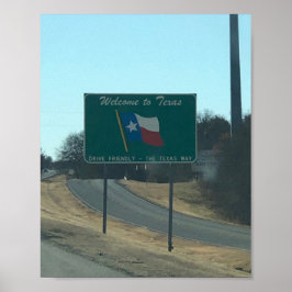 Bem-vindo ao Texas Poster