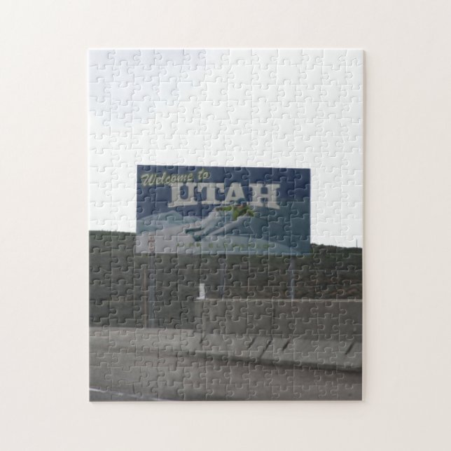 Bem-vindo ao Utah Jigsee Quebra-cabeça (Vertical)