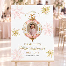 Bem-vindo ao Winter ONEderland Primeiro Aniversári