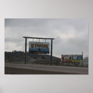 Bem-vindo ao Wyoming Poster