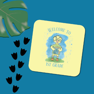 Bem-vindo aos adesivos de pata amarela de nível 1r