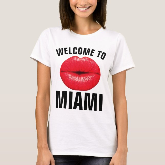 BEM-VINDO ÀS T-shirts MIAMI (Frente)