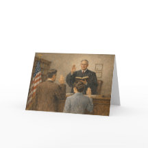 Bem-vindo — Cartão da Cerimônia do Juramento do No