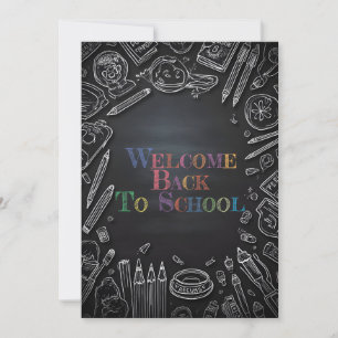 Bem-vindo de volta à escola - Ano novo da escola