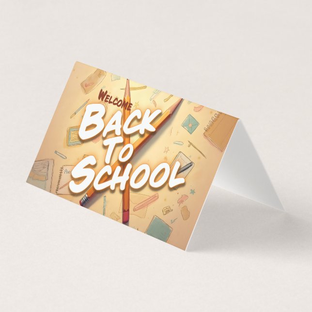 Bem-vindo de Volta à Escola – Design de Arte com L (Frente)
