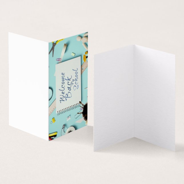 Bem-vindo de Volta à Escola – Estilo Caderno Criat (Interior e exterior)