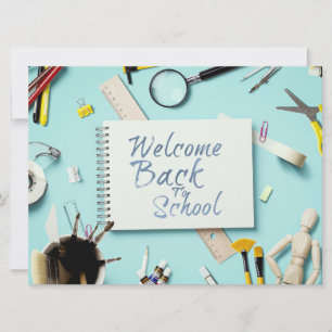 Bem-vindo de volta à escola - Estilo de notebook c