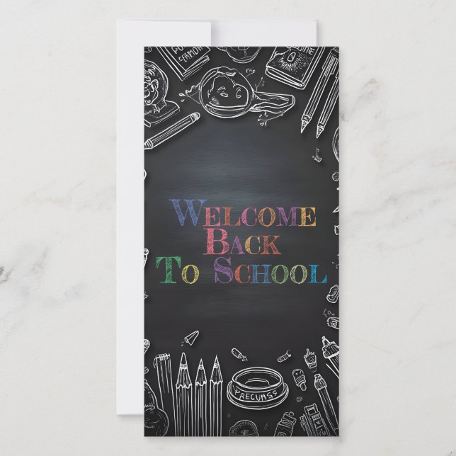 Bem-vindo de Volta à Escola – Novo Ano Letivo (Frente)