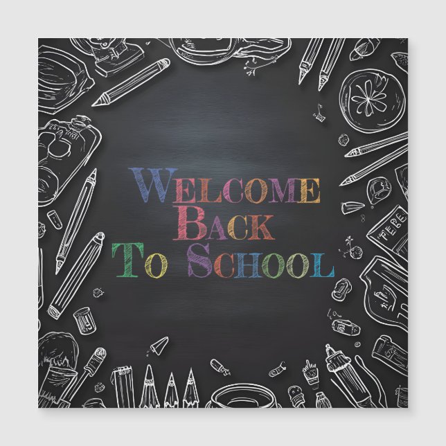 Bem-vindo de Volta à Escola – Novo Ano Letivo (Frente)