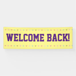 Bem-vindo de volta - Reabrindo banner