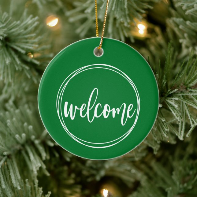 Bem-vindo - Enfeite de Natal (Árvore)