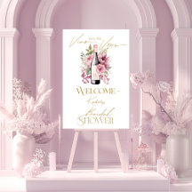 Bem-vindo Sinal Vino Antes dos Votos Chá de Panela