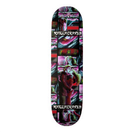 Bem-vindoAoNeonCity_redTeam azulejo_ skateboard