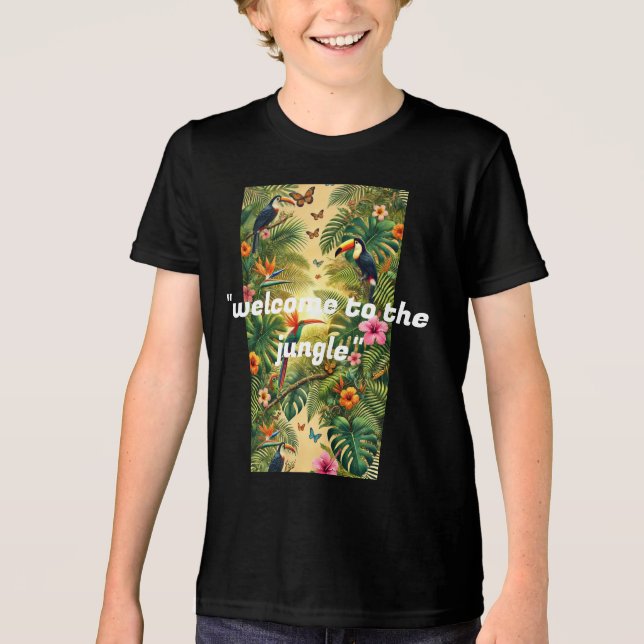 Bem-vindos à Camisa Selva - Adve Selvagem Tropical (Frente)