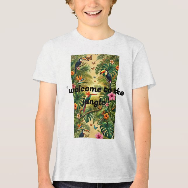 Bem-vindos à Camisa Selva - Adve Selvagem Tropical (Frente)
