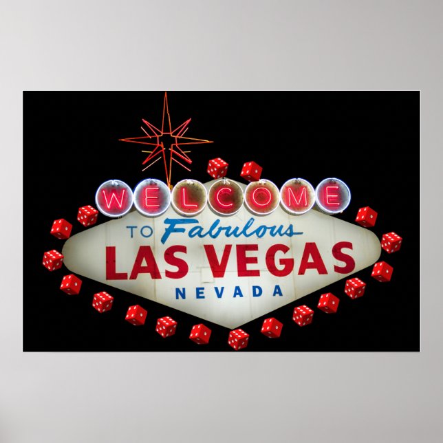 Bem-vindos à Fabulosa Las Vegas + Poster de Dice (Frente)