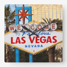 Bem-vindos à Praça do Relógio Acrílico de Las Vega