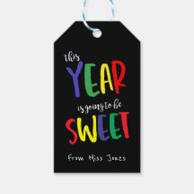 Bem-vindos de volta às etiquetas da escola, primei