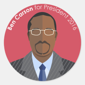 Ben Carson 2016 para autocolante personalizado do