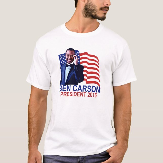 BEN CARSON PARA o PRESIDENTE 2016 camisetas (Frente)
