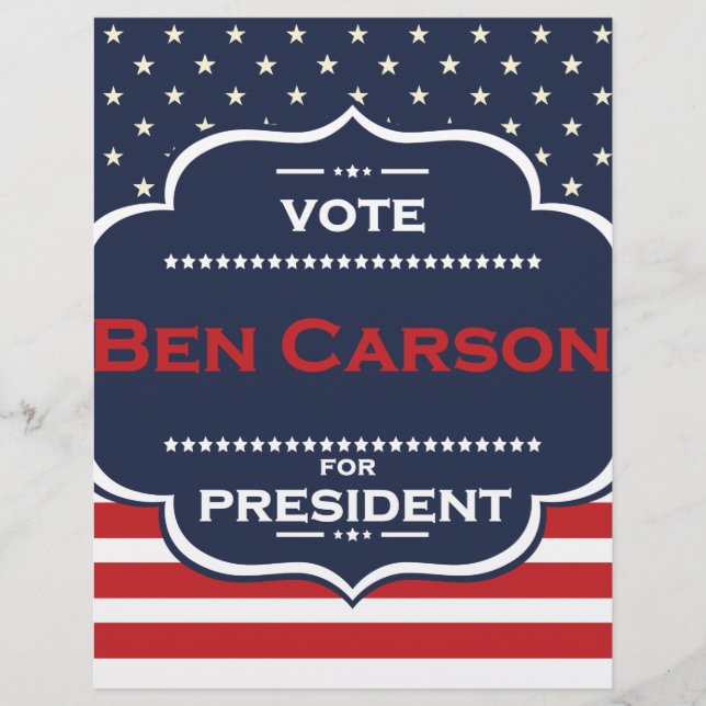 ben carson presidente (Frente)