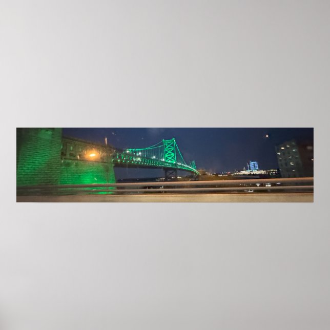 Ben Franklin Bridge Philadelphia Poster (Frente)