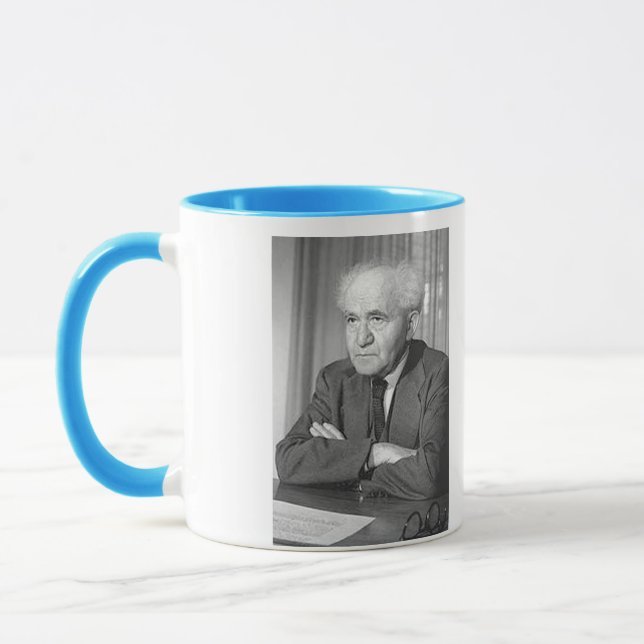 Ben-Gurion, caneca de David Israel (Esquerda)
