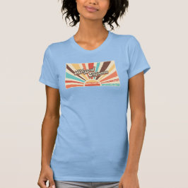 Bênção da mamãe Retro Sunset T-Shirt