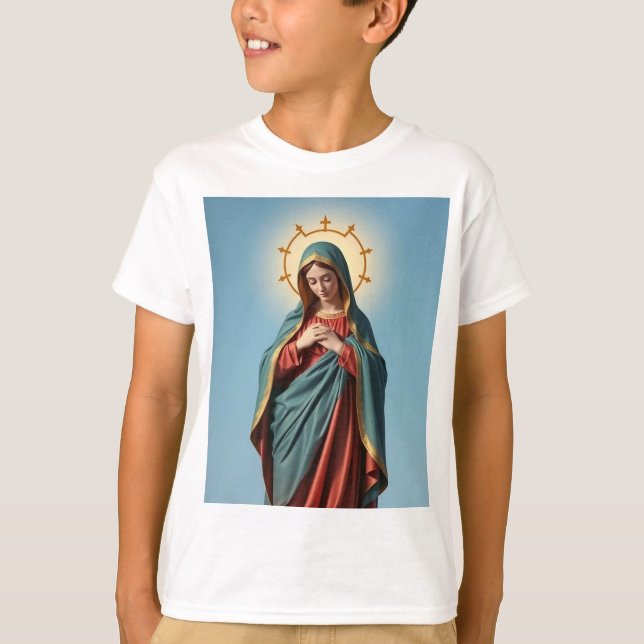 Bênção da Virgem Mary Kid, Camiseta (Frente)