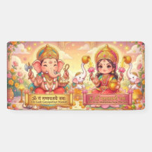Bênção de Prosperidade Ganesha & Lakshmi