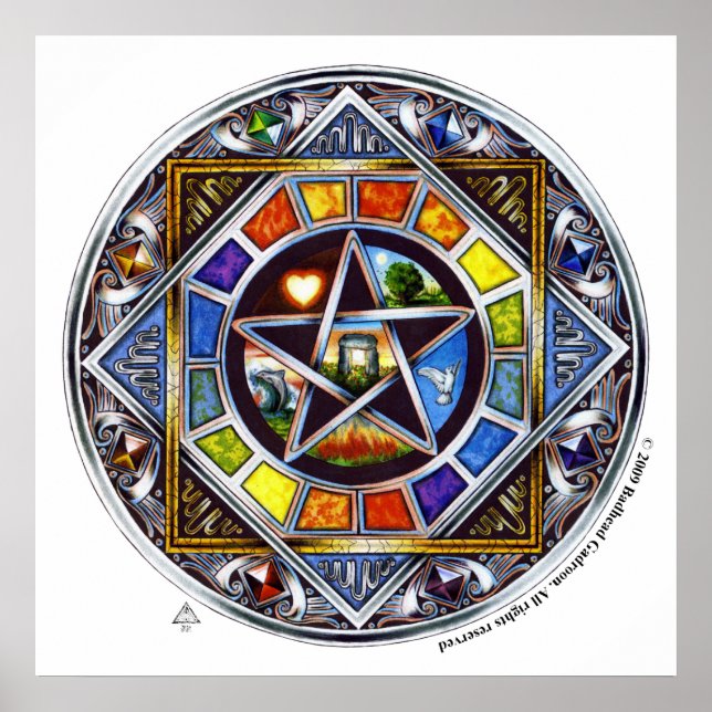 Bênção do Impressão de Elementos (Frente)