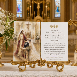 Bênção do Matrimônio Católico Sagrado Coração de J