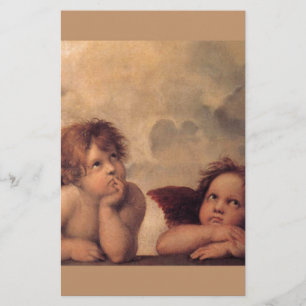 bênção velha da pintura do vintage de Raphael da