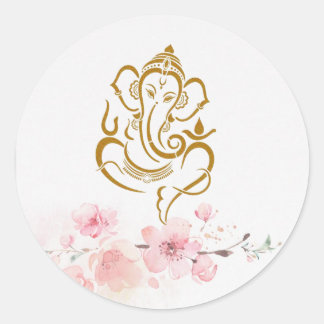 Bênçãos de Ganesha: Adesivo Divino