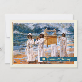 Bênçãos de Páscoa. Cartão de saudação de arte