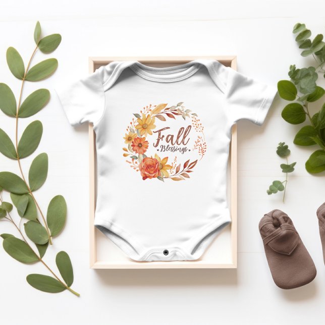 Bênçãos de Queda, Camisa de Bebê de Queda, Ação de (Criador carregado)