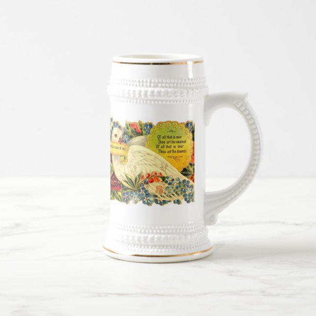Bênçãos de um ~ da pomba na caneca de cerveja (Direita)
