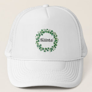 Bendição Irlandesa Boné de Caminhoneiro Branco – S