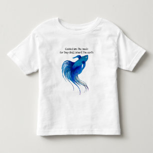Bendito é a camiseta Meek Fish Toddler