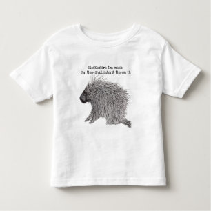 Bendito é a camiseta Meek Porcupine Toddler