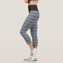 Bendy Bones -Funny Yogi Skeletons- Gray Activewear