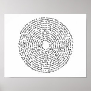 Benefícios do poster da massagem