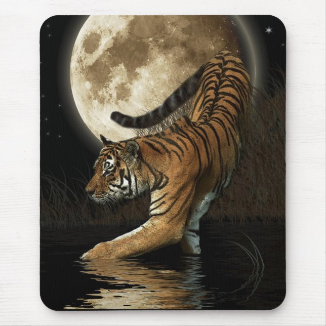 Bengala CAT BIG, Tigre Indiano Siberiano, MousePad (Frente)