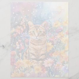 Bengala Cat - Folha de Papel de 8,5" x 11"