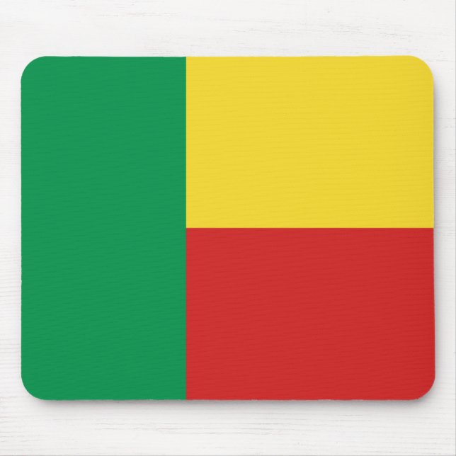 Benin Flag Mousepad (Frente)