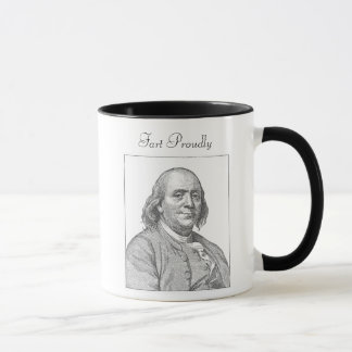 Benjamin Franklin Fart orgulhosa caneca