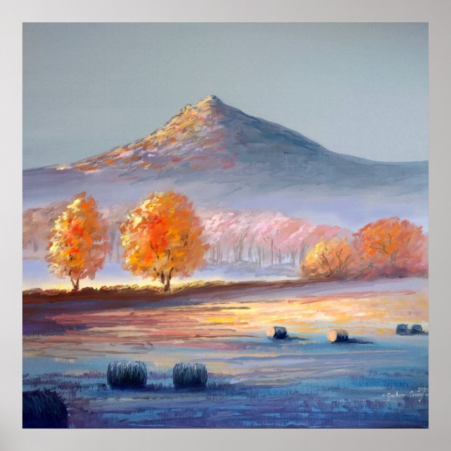 Bennachie Autumn Light poster (Frente)