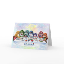 Benny Blue - Cartão de Saudação Dobrado para Janto